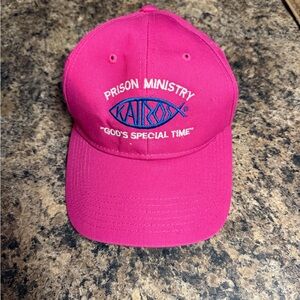 Pink Kairos Embroidered Cap